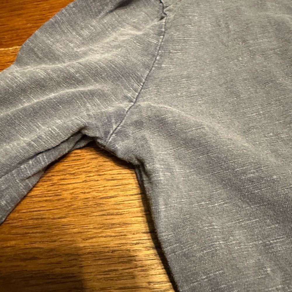 Free People Long Sleeve Top Washed Purple - Picture 8 of 11